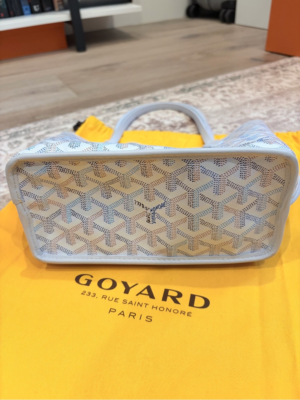Goyard Mini Anjou Tote Polar Ice Blue - Picture 7 of 11